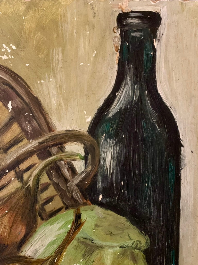 French Vintage Still Life Oil Painting