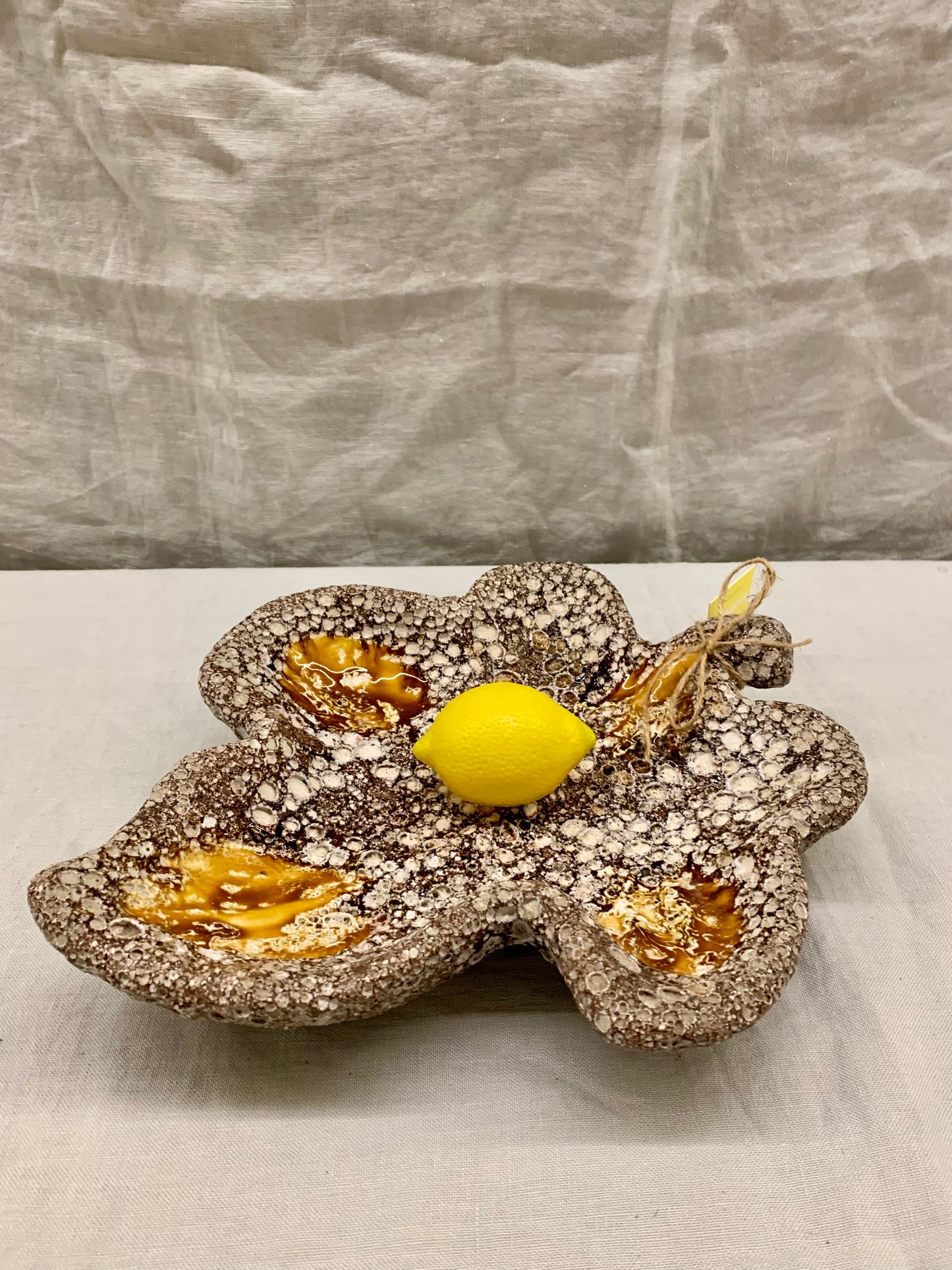 French 1960's Leaf Shaped Dish