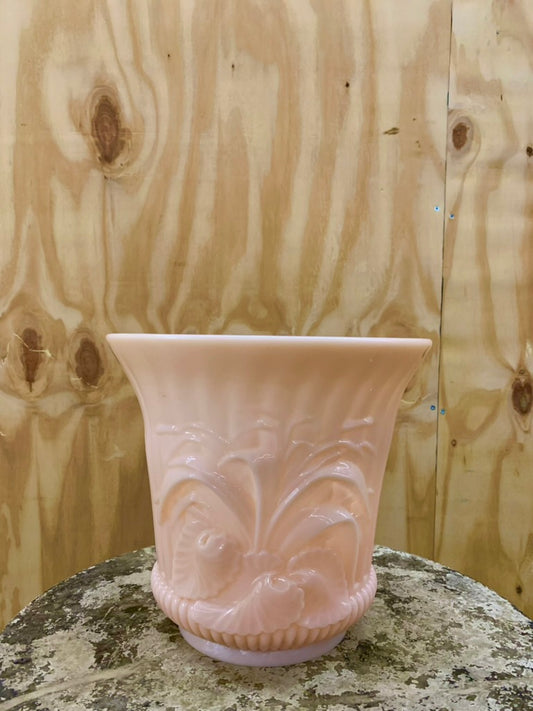 French Opal Glass Cachepot/Pot Cover