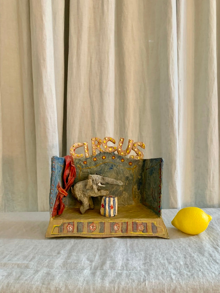 Miniature Circus Scene