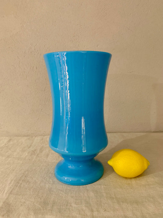 Vintage Large Opal Glass Vase
