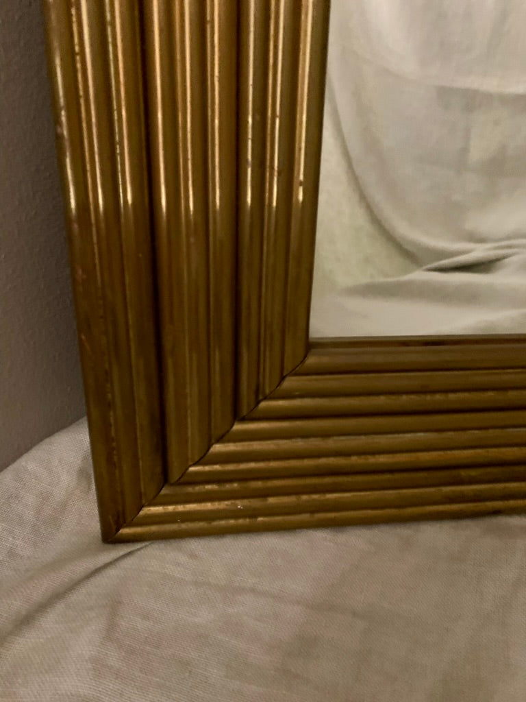 French Brass Bistro Mirror