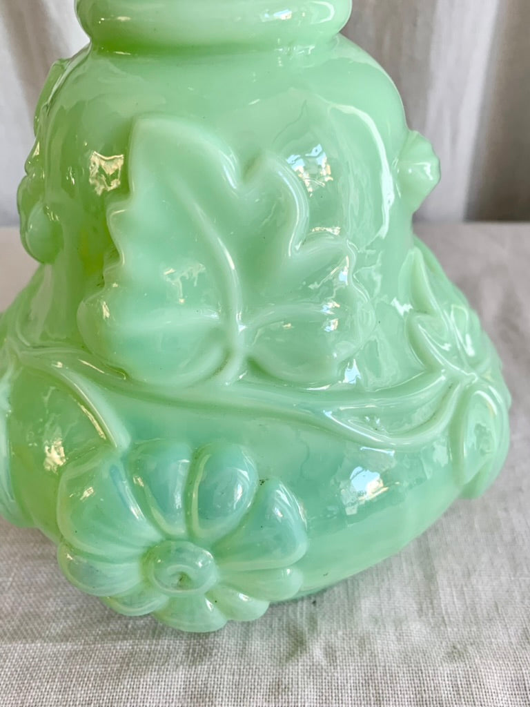 Green Opal glass Vase