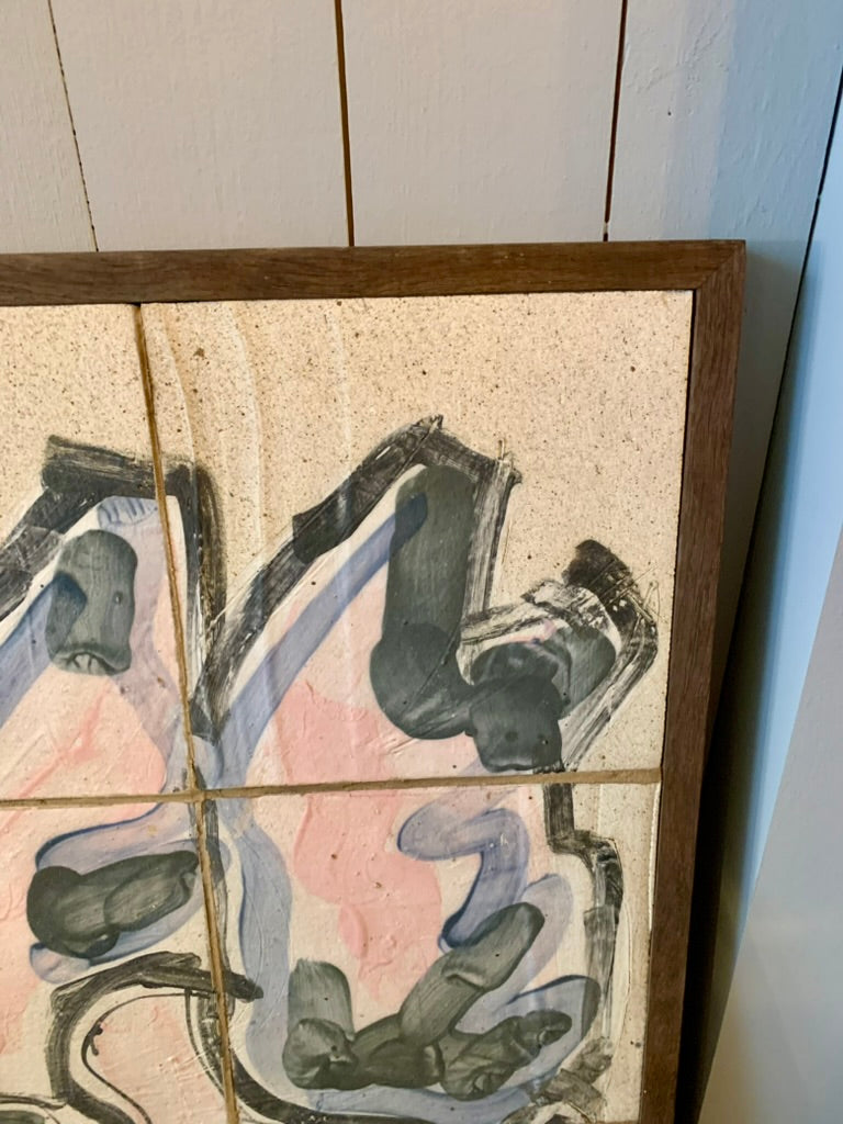 Vintage Danish Ceramic Relief by Sten Lykke Madsen for B&G, 1978