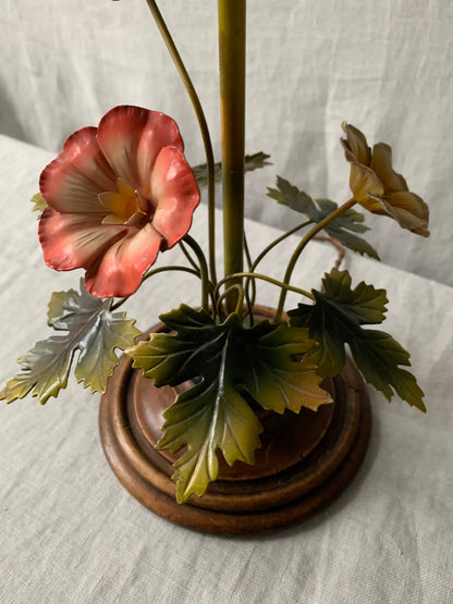 French 1930's Flower Lamp