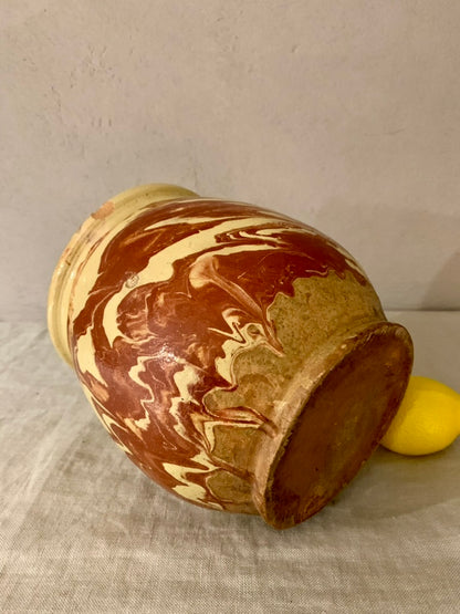 Clay Preservation Jar - with Dripping Glaze