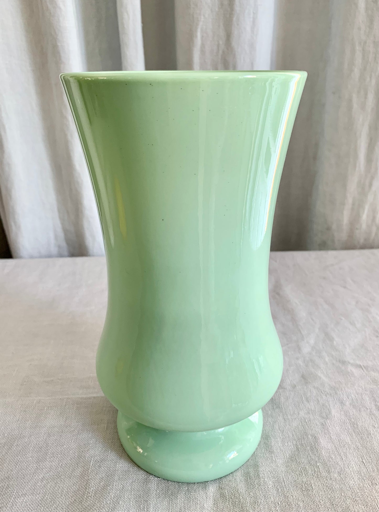 French Opal Glass Vase