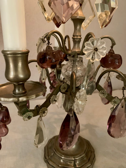 French Antique Branched Candlestick - Girandole