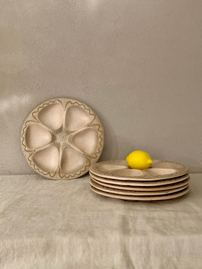 1960s Ceramic Oyster Plate - Austruy