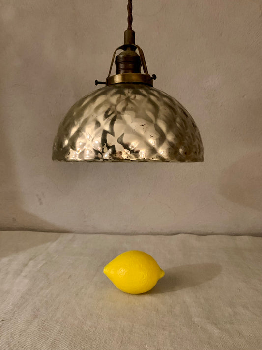 Poor mans silver pendant