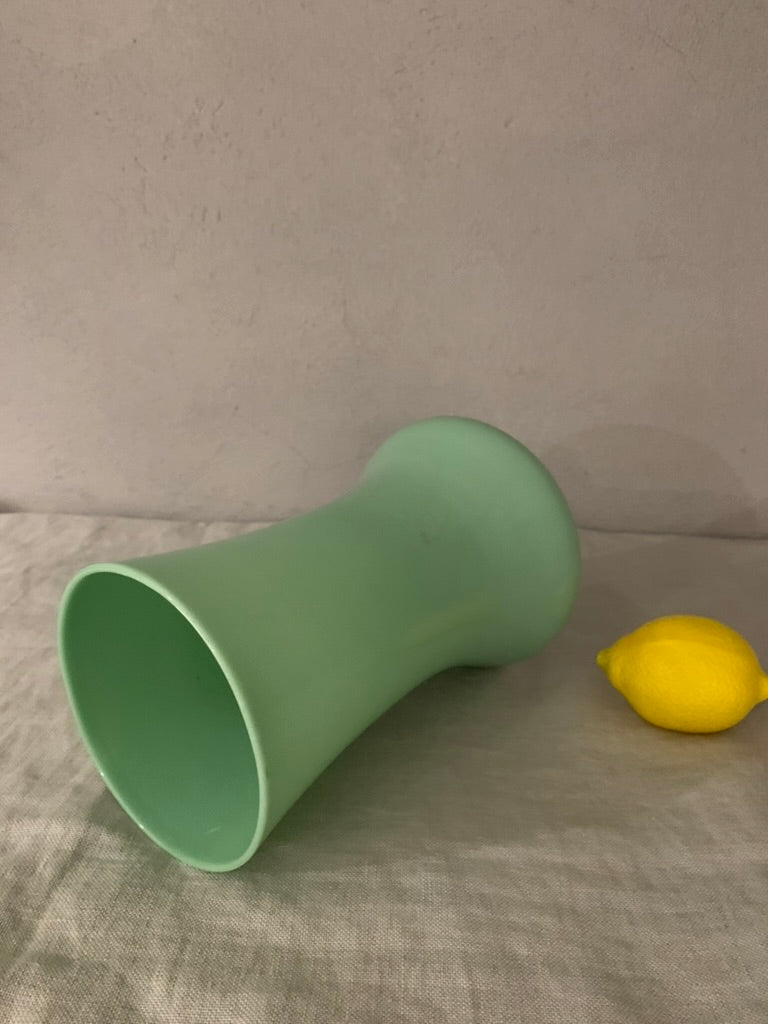 Large Vintage Opal Glass Vase