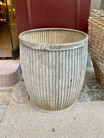 Zinc Planter - Dolly Tub