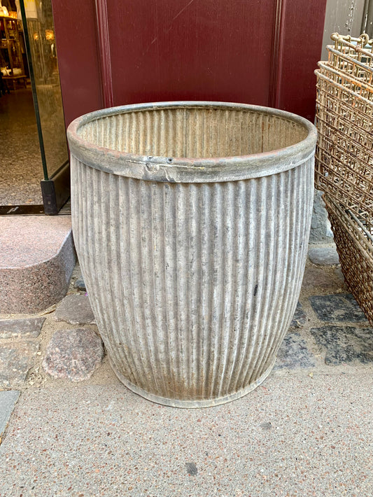 Zinc Planter - Dolly Tub