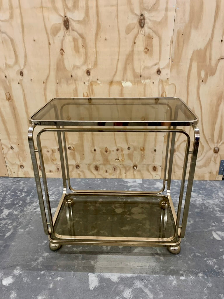 1970s Golden Drinks Trolley