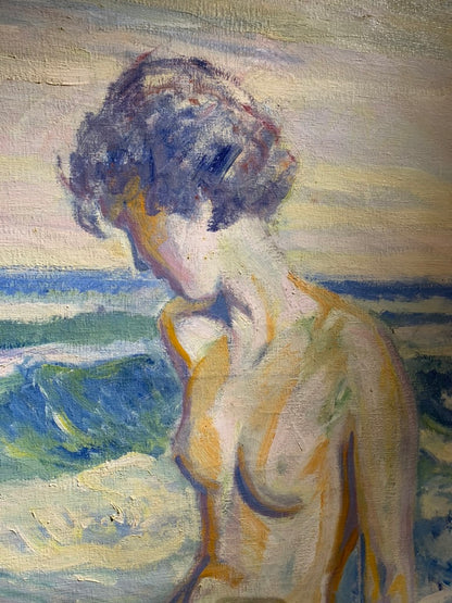 Oil painting by Ejnar Roepstorff Kragh, 1938