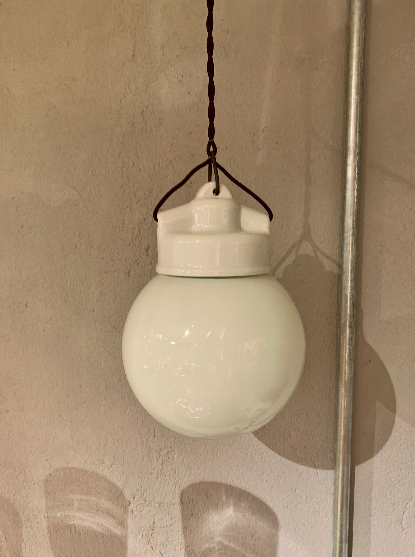 Porcelain and Opalglass Pendant