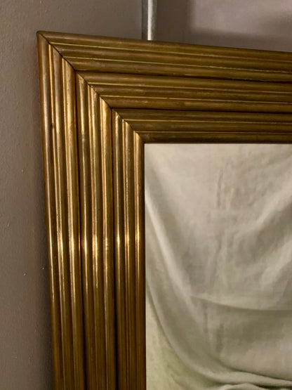 French Brass Bistro Mirror