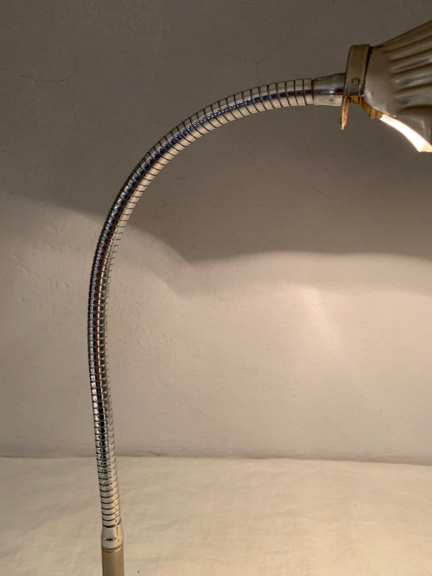 1930's French Chrome Desk Lamp