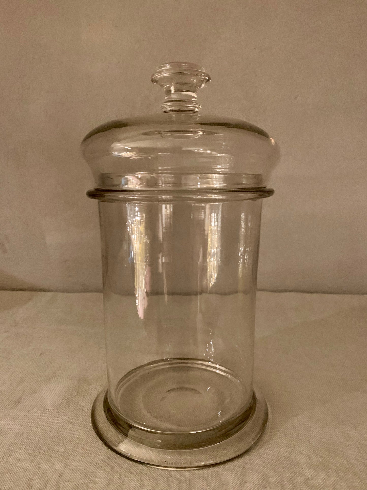 French Apothecary Glass Jar