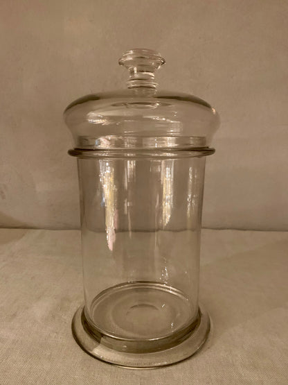 French Apothecary Glass Jar