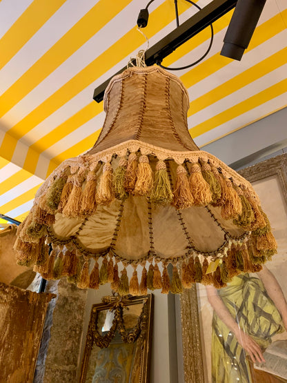 Vintage rawhide Pendant - LARGE