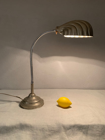1930's French Chrome Desk Lamp