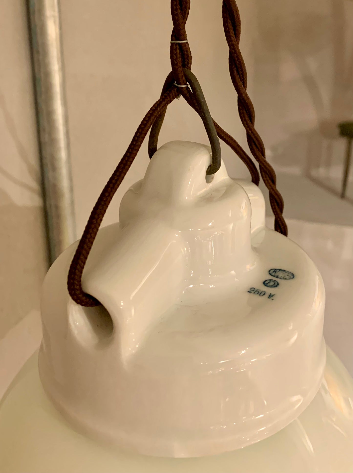 Porcelain and Opalglass Pendant