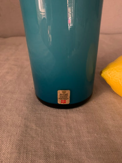 Vintage Blue Holmegaard "Carnaby" Vase