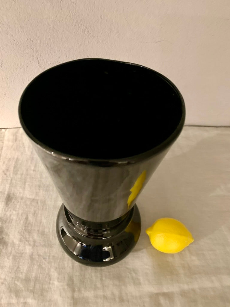 Large French Opal Glass Vase