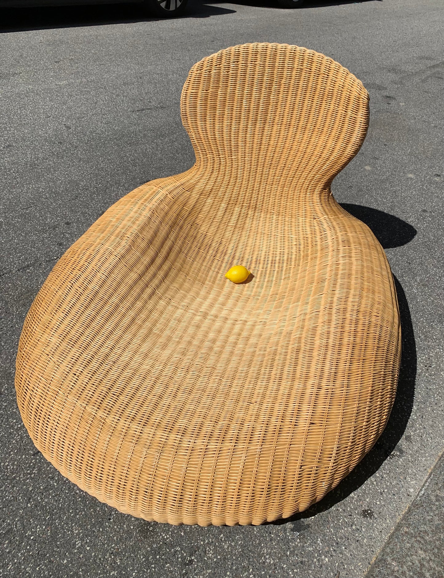 Vintage IKEA Rattan Lounge Chair "Storvik" by Carl Öjerstam