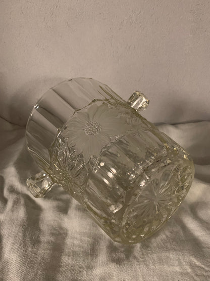 Decorated Glass Champagne Cooler