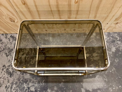 Vintage Golden Bar Trolley by Italian Allegri, 1960s