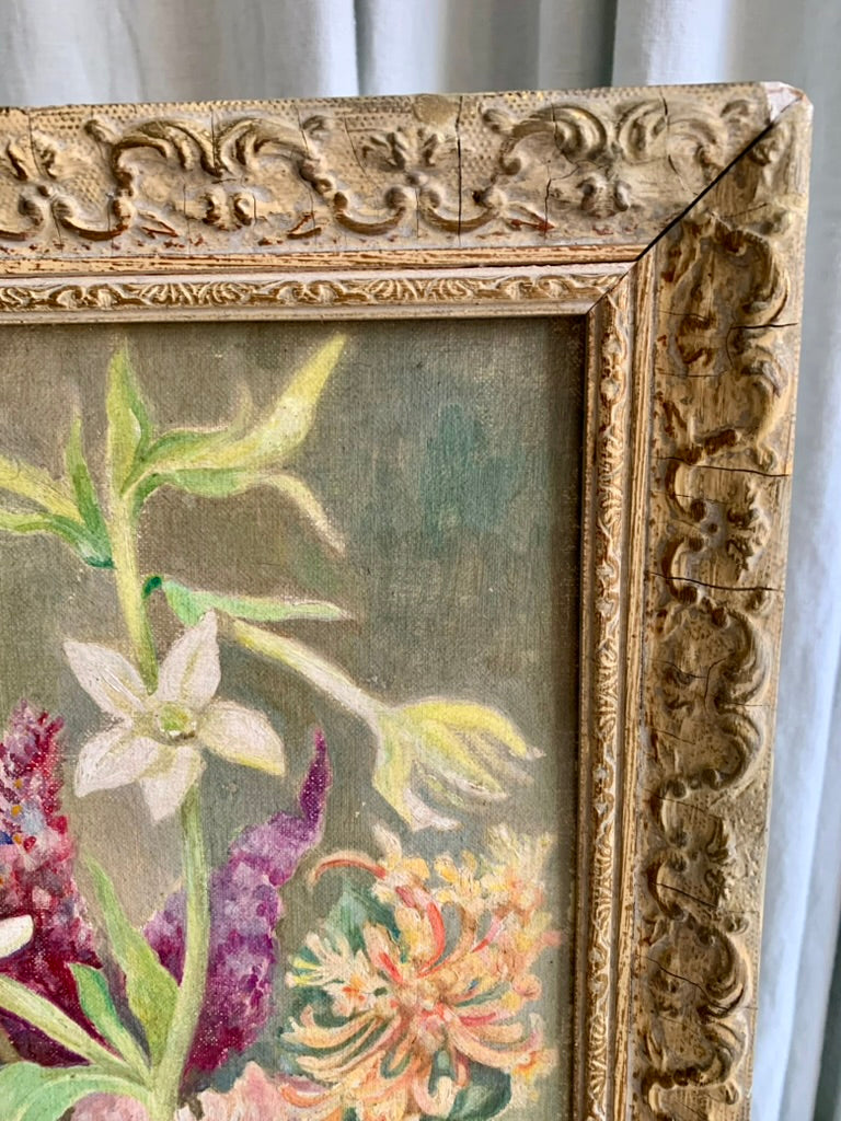 Vintage Flower Painting