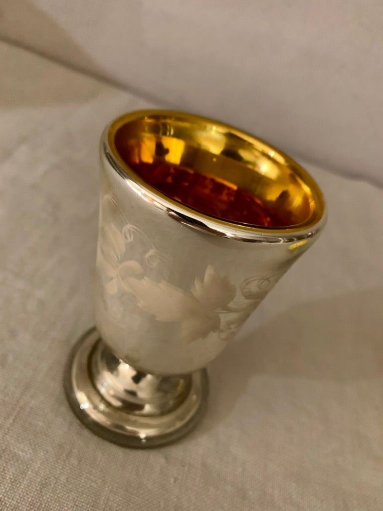Poor man's silver goblet