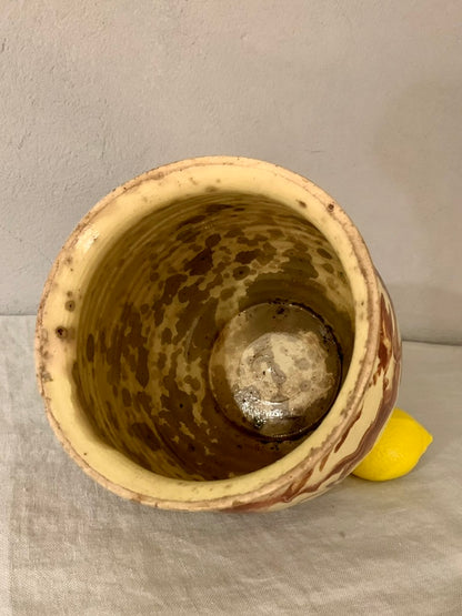 Clay Preservation Jar - with Dripping Glaze