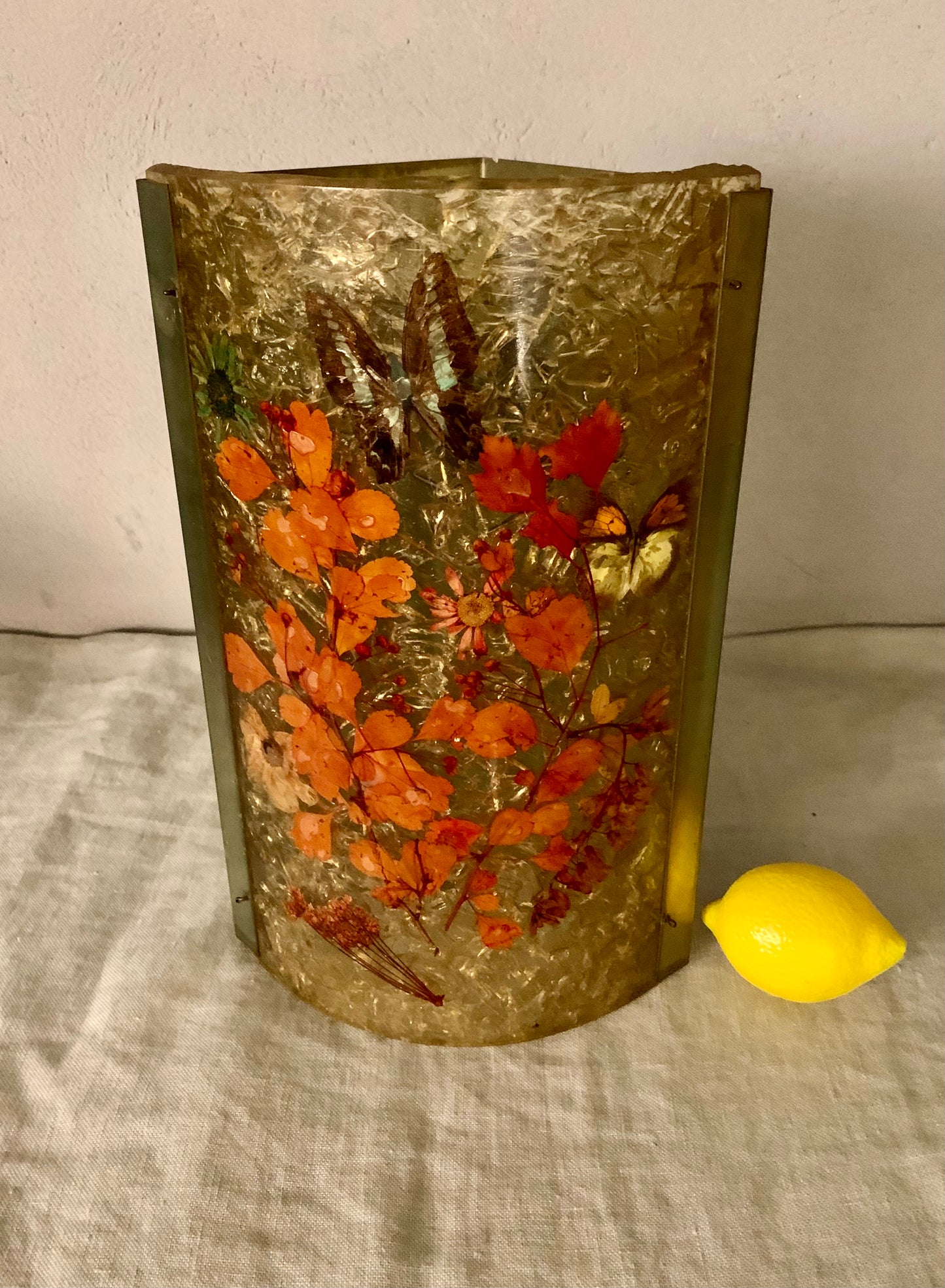 1960-1970s Resin Corner Lamp