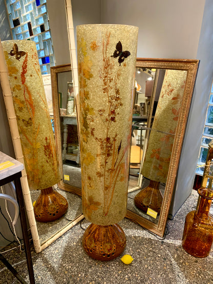 French 1970's Ceramic/Resin Floor Lamp