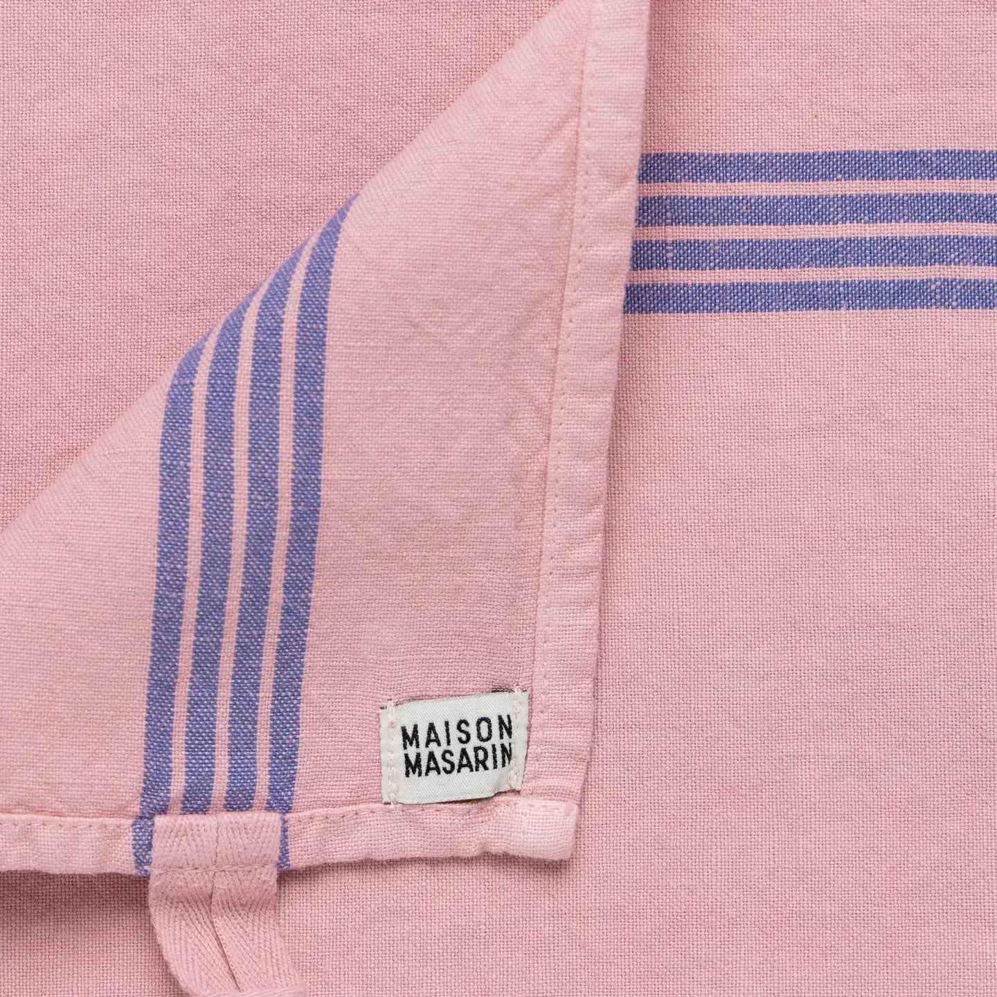 Tea Towel: Ballerina / Blue stripes