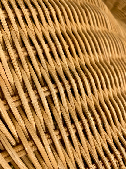 Vintage IKEA Rattan Lounge Chair "Storvik" by Carl Öjerstam