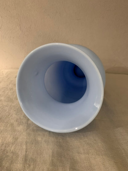 Large French Opal Glass Vase