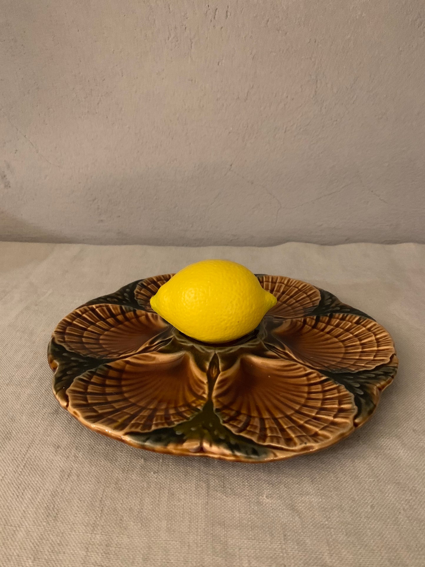 Vintage French Oyster Plate