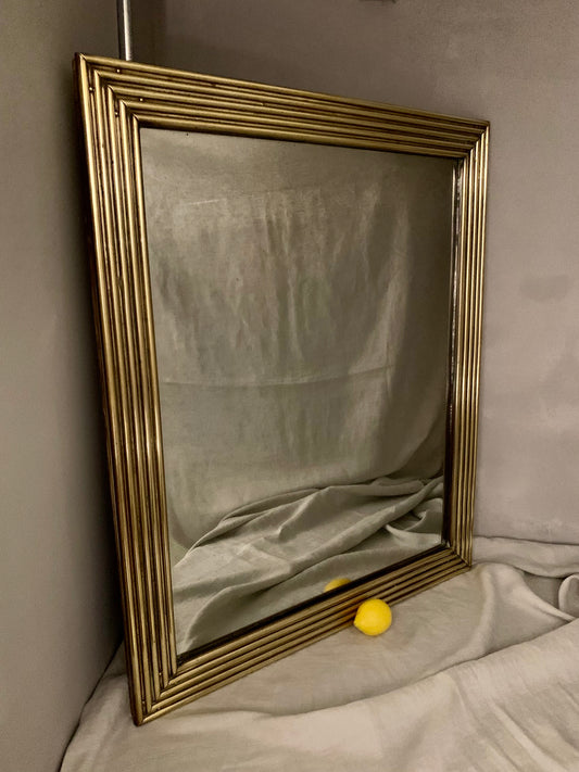 French Brass Bistro Mirror