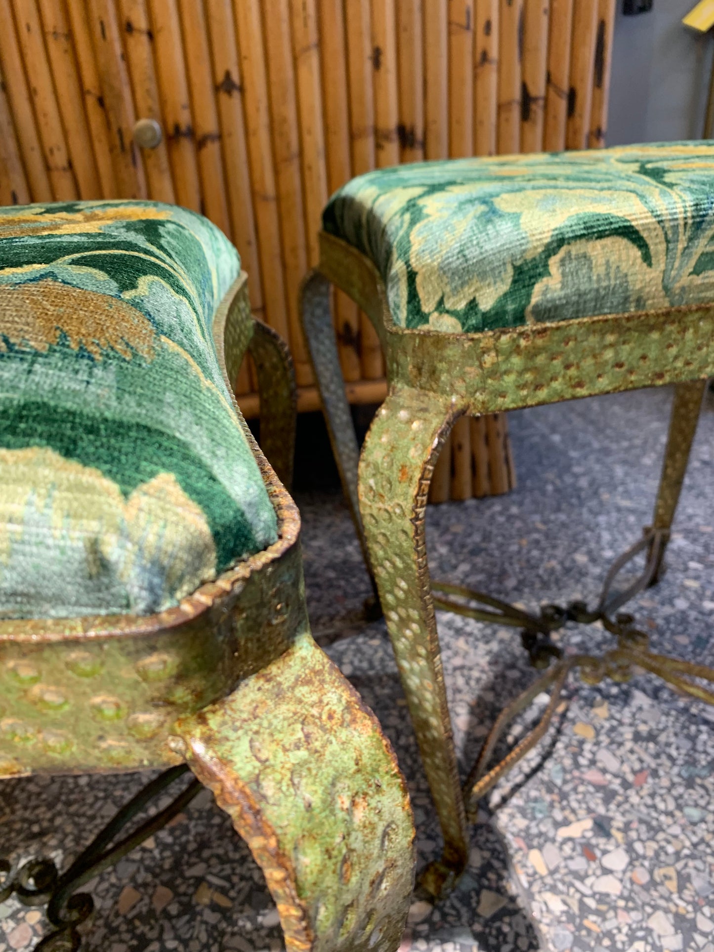 Pair of Italian Vintage Stools