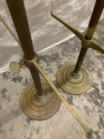 Set of Brass Shelf Holders