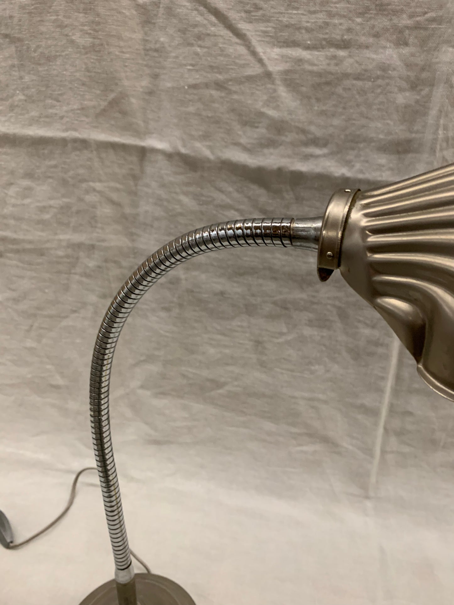 1930's French Chrome Desk Lamp