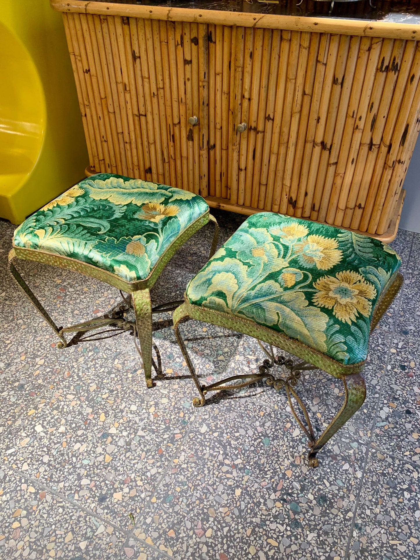 Pair of Italian Vintage Stools