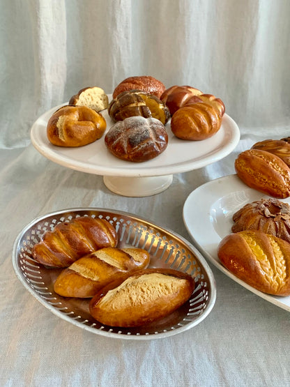 Set of Vintage Plaster Pastries and Bread For Display