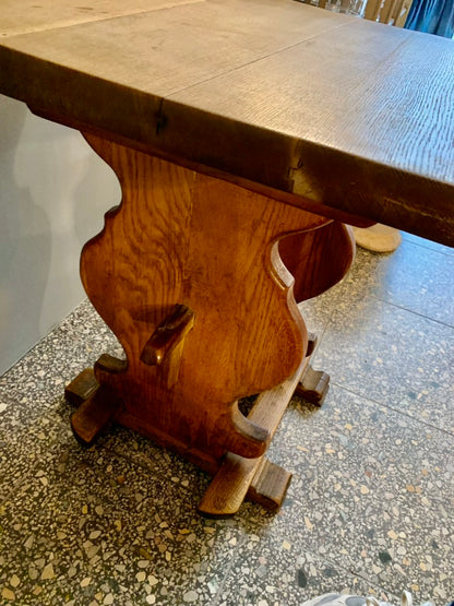 Rustic Chunky Oak Table