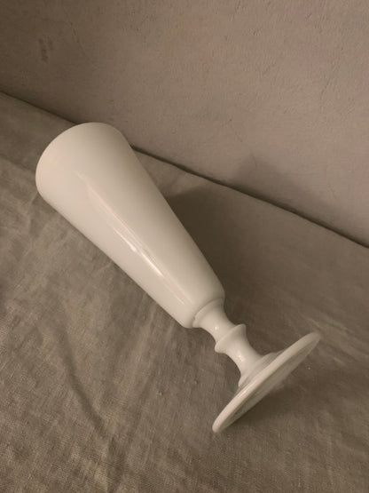Antique French Cone Glass Vase