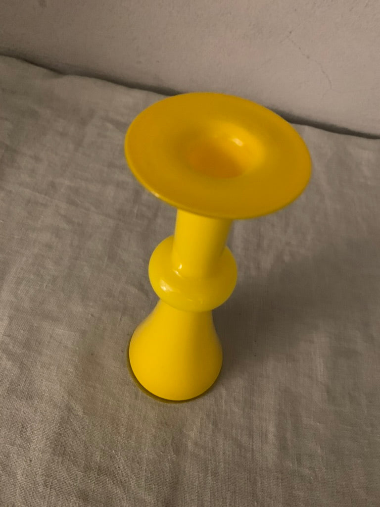 Vintage Yellow Holmegaard "Carnaby" Vase